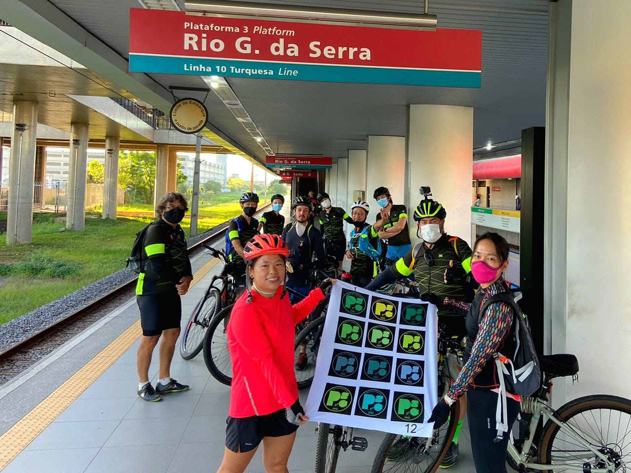 Estação Tamanduateí - Partindo para Estação Rio Grande da Serra. - Foto Simone